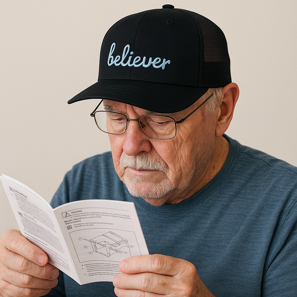 Faith-based Christian hats for men