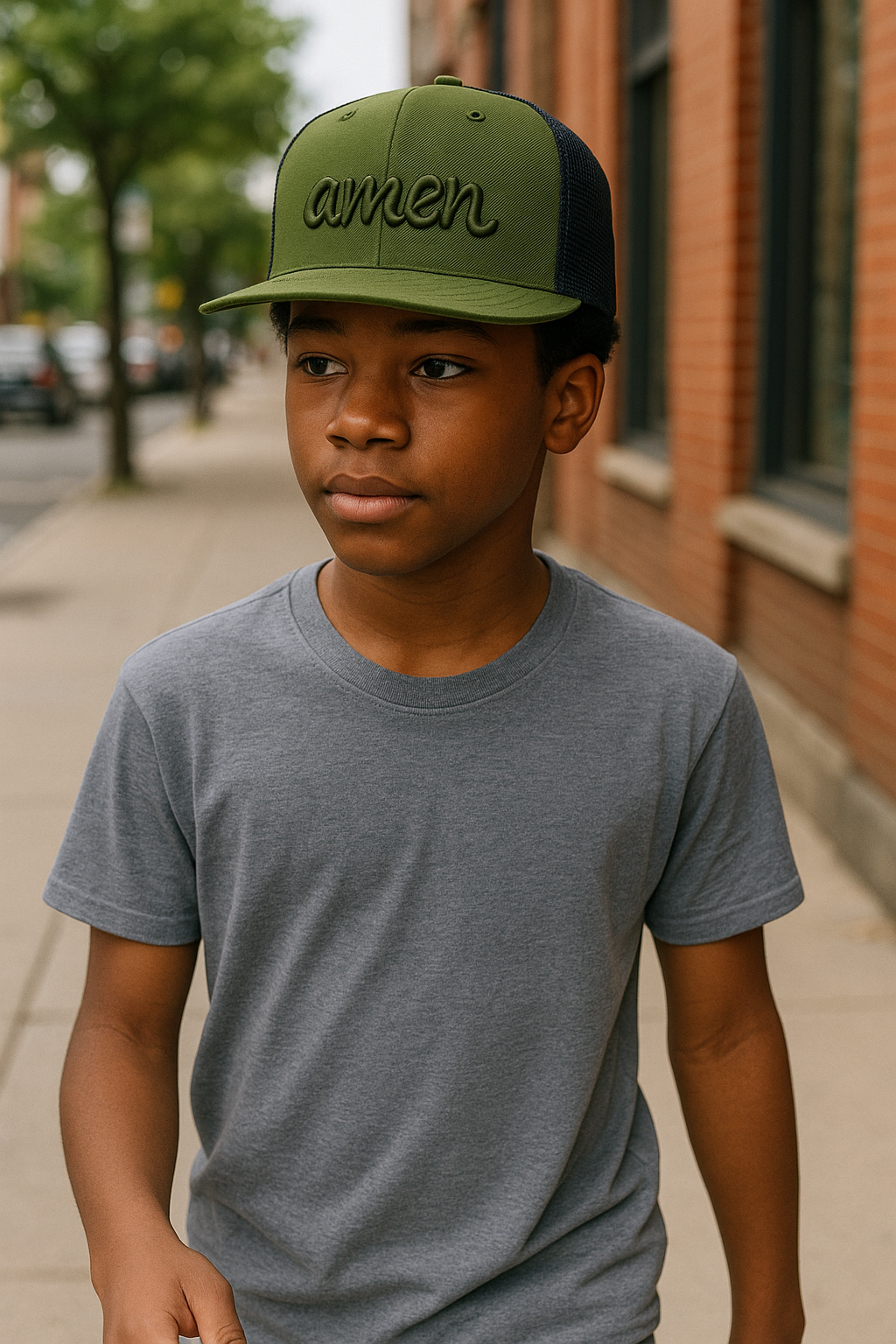 Amen - Army Green and Black