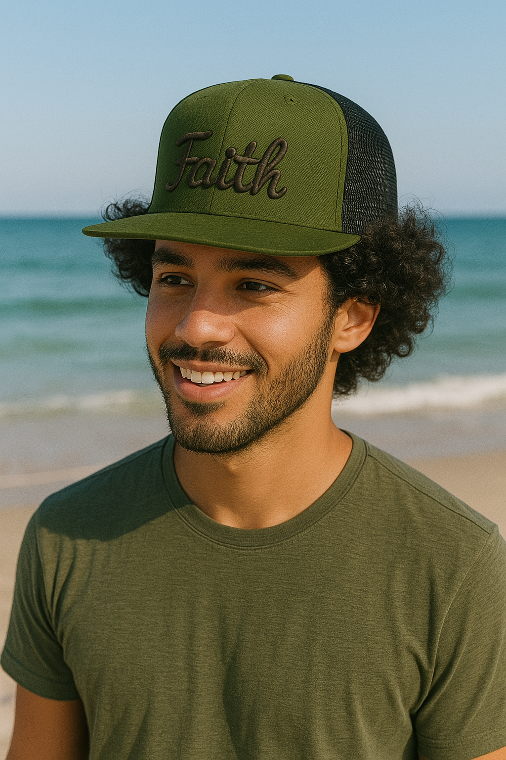 Faith  - Army Green and Black